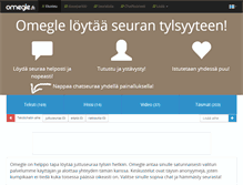 Tablet Screenshot of omegle.fi