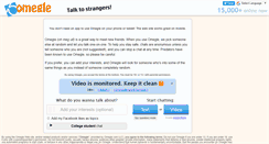 Desktop Screenshot of omegle.com